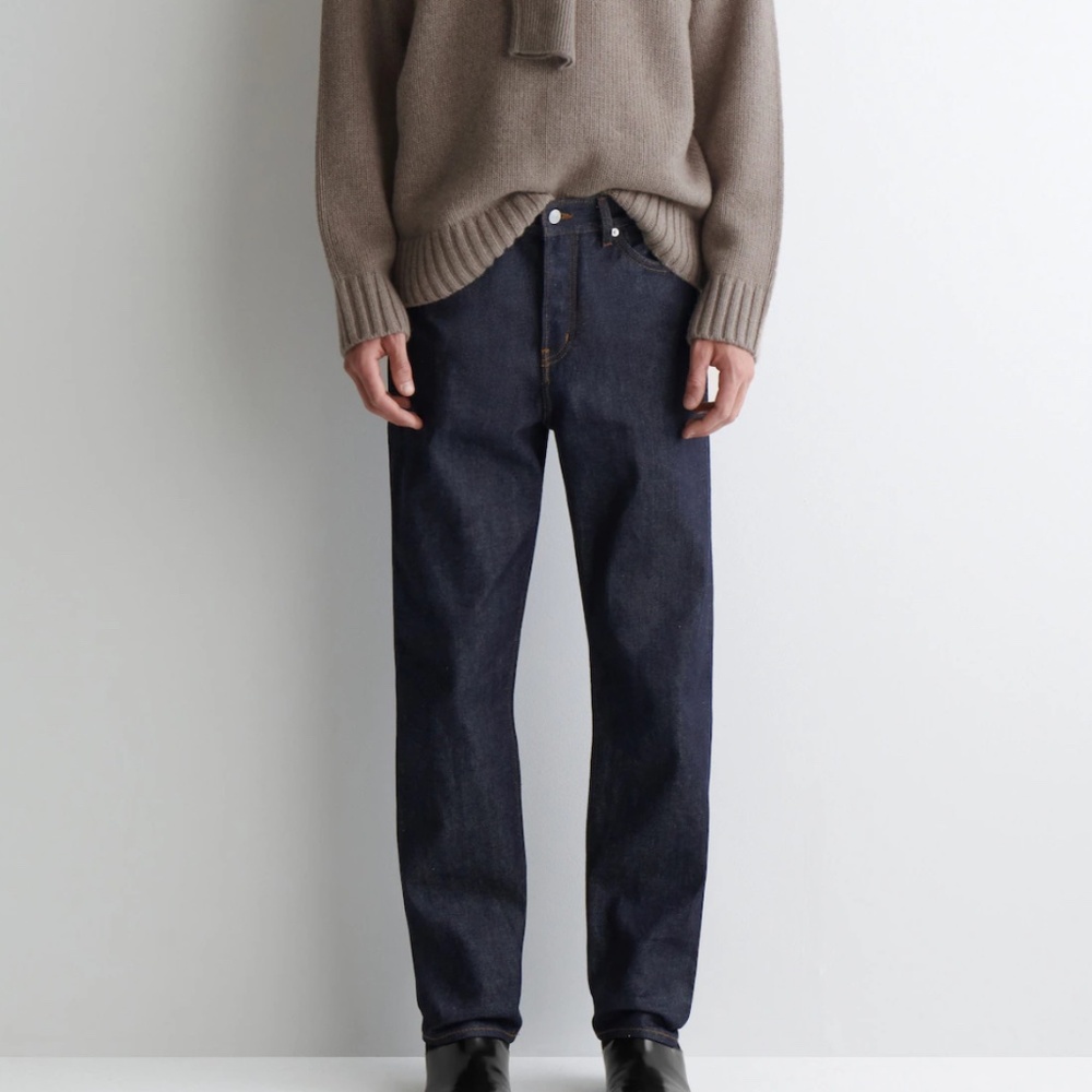 NWT COS Raw selvedge denim